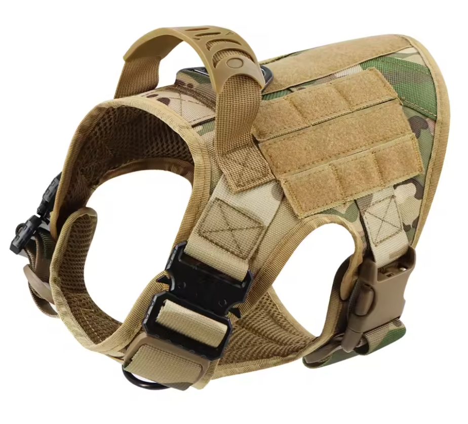 Pechera Arnés Chaleco Militar Para Perros Resistente L