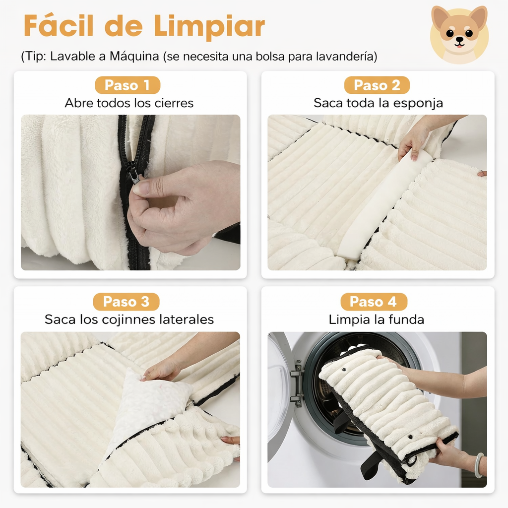 Asiento Para Perro Auto Cama Portátil Mascotas