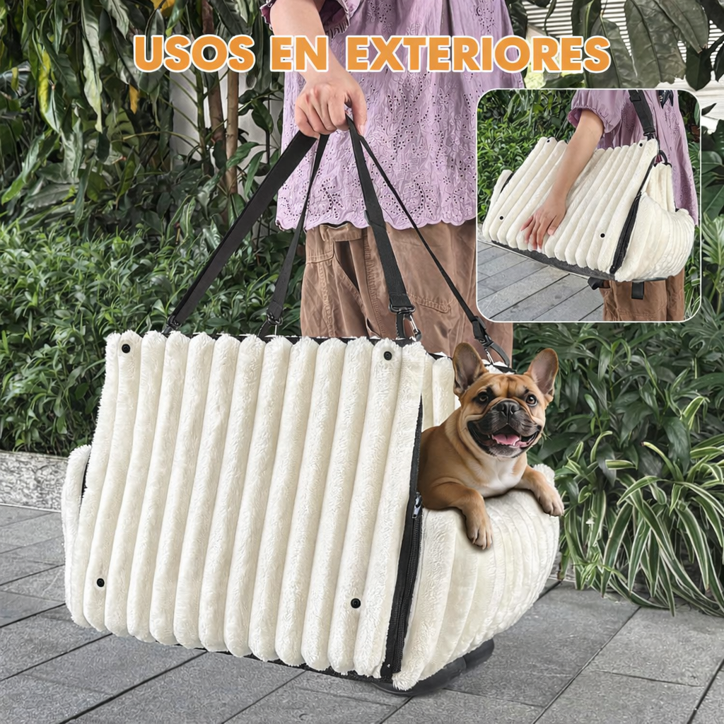 Asiento Para Perro Auto Cama Portátil Mascotas