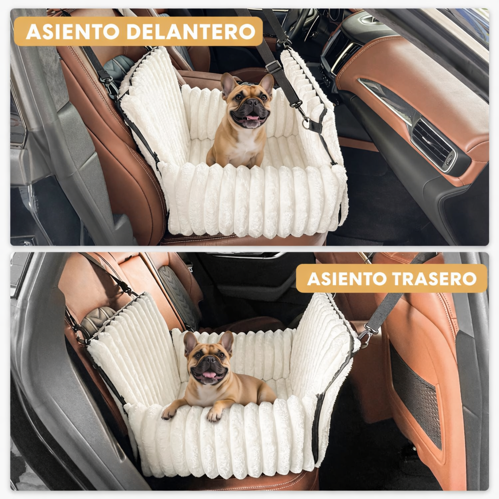 Asiento Para Perro Auto Cama Portátil Mascotas